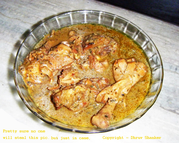 Chicken Curry with Coconut Milk