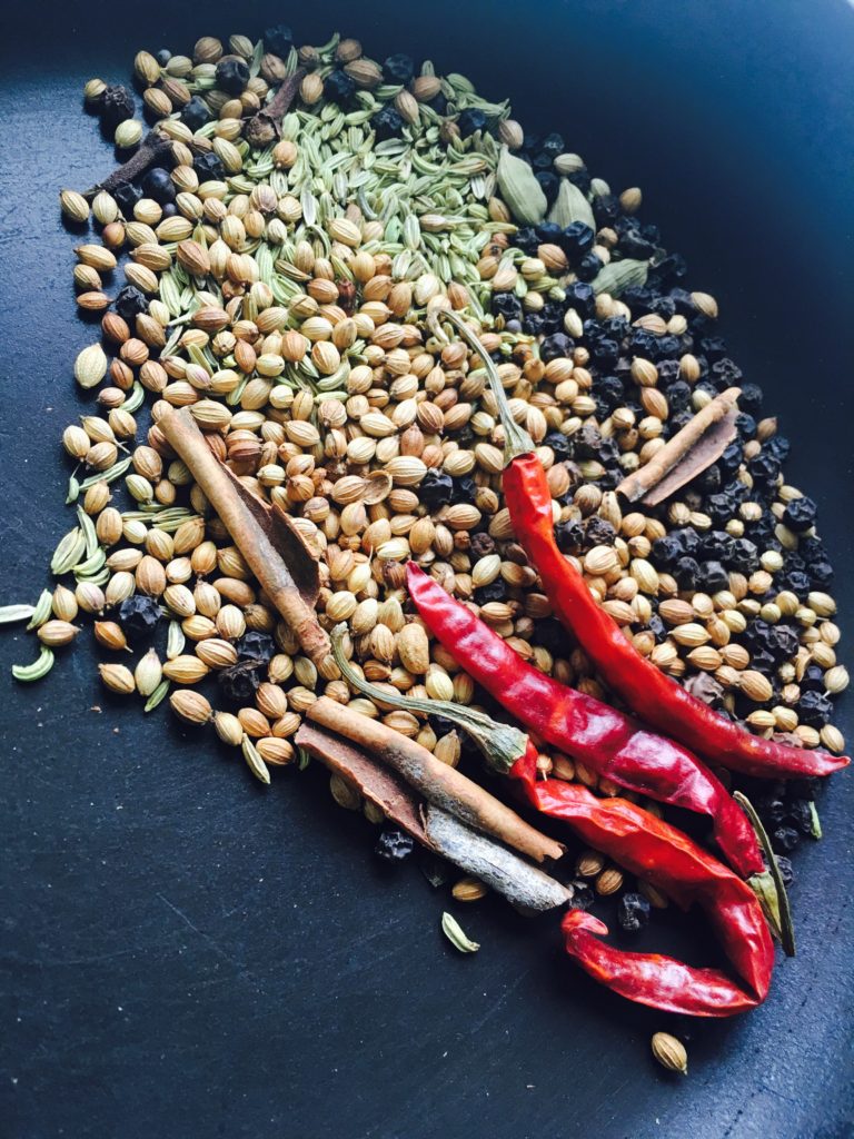 Slow roasted spices for my Chettinaad Masala